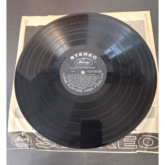Patti Page I've Heard that Song Before Vinyl Record SR 60011 1958 LP Mercury VG+ - Picture 5 of 12